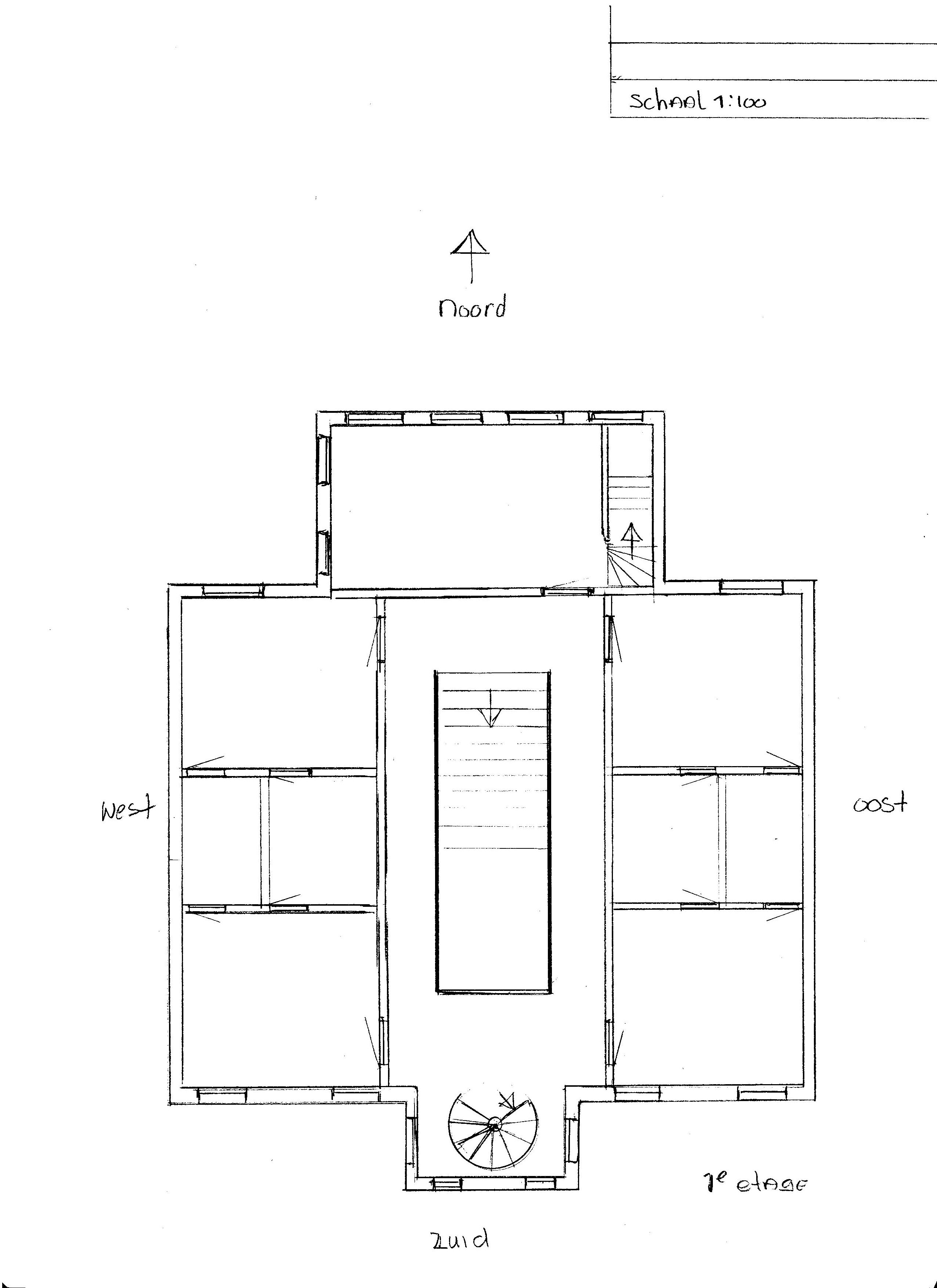 eerste verdieping – slaapkamers